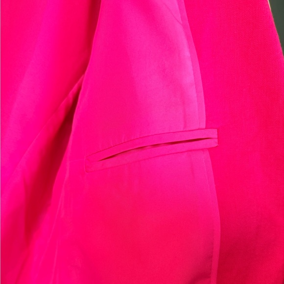J. Crew Factory Pink Linen Blazer - Size 10 - Picture 7 of 11